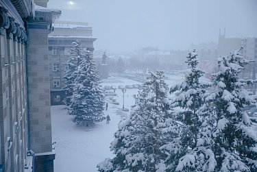 Владимир Путин поздравляет оренбуржцев с наступающим Новым годом